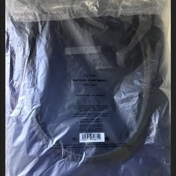 NARCISO RODRIGUEZ Xtra Large Blue Travel Tote Bag - Picture 4 of 4